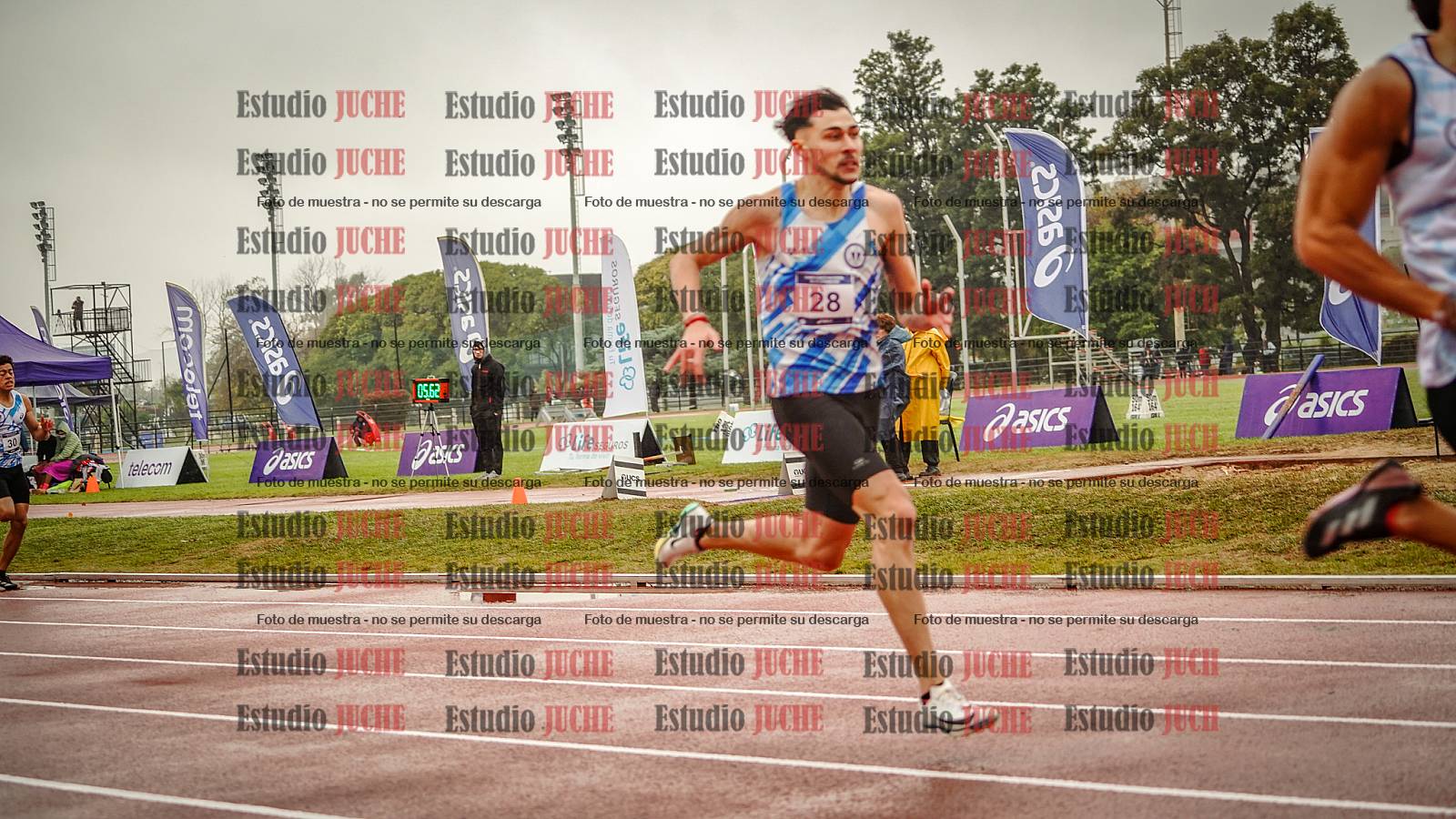 Fotos de los 400 m de varones - FINAL