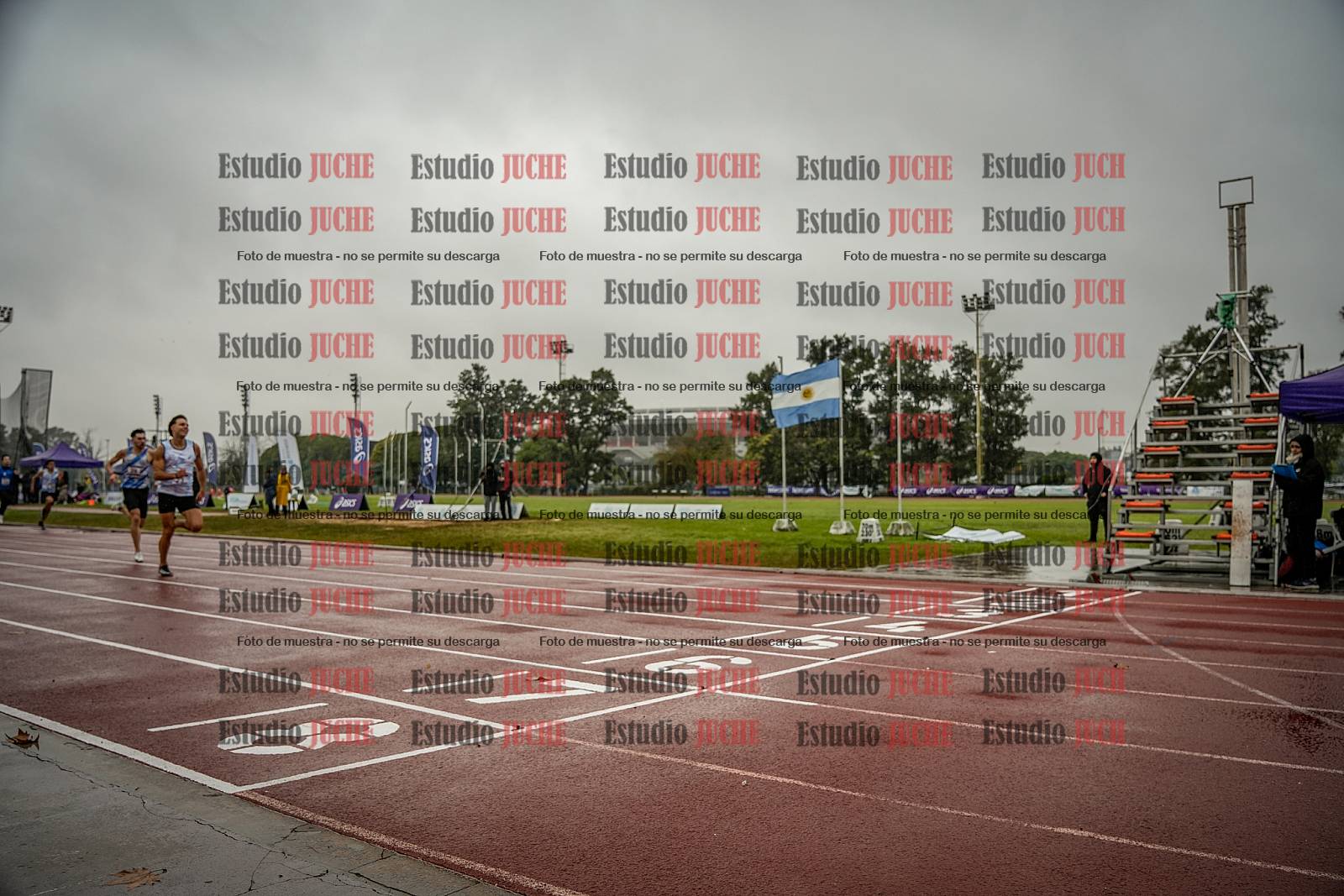 Fotos de los 400 m de varones - FINAL