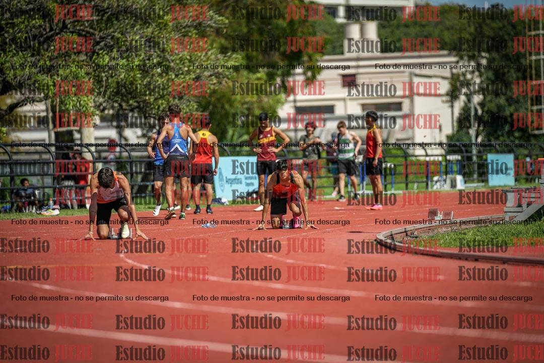 Fotos de los 200 m llanos de varones