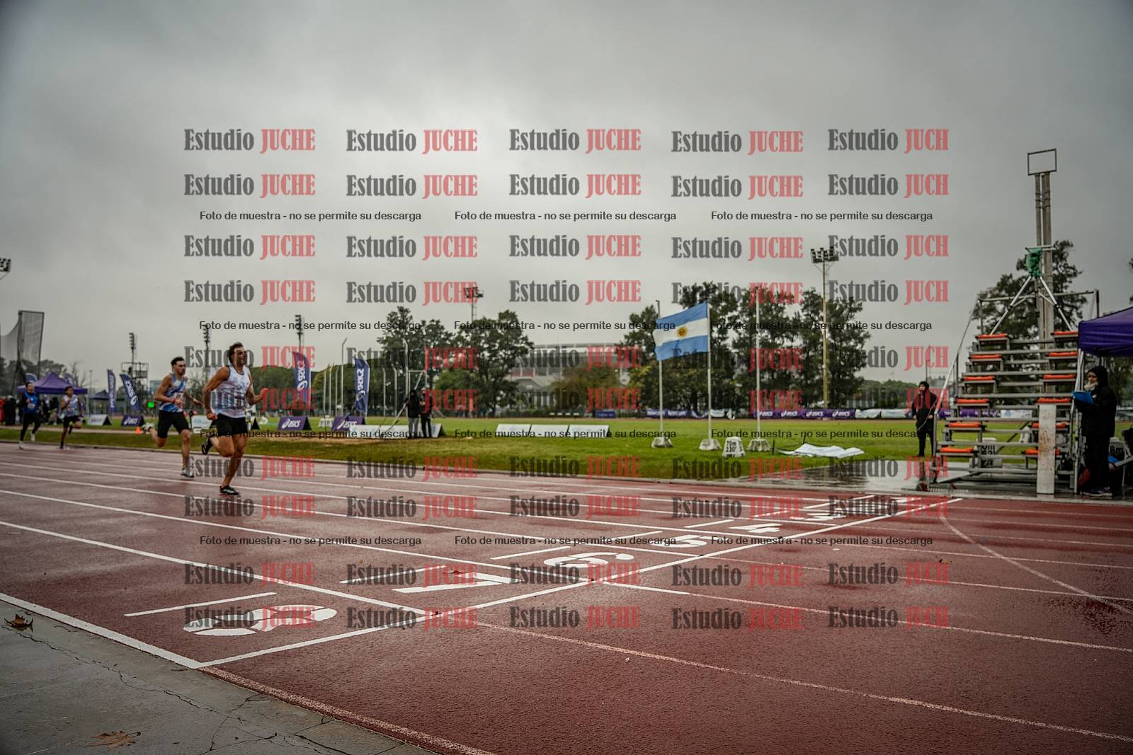 Fotos de los 400 m de varones - FINAL