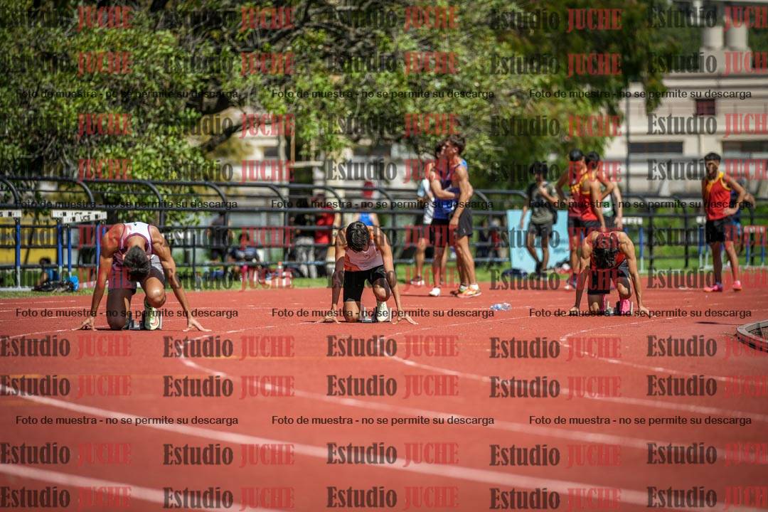 Fotos de los 200 m llanos de varones