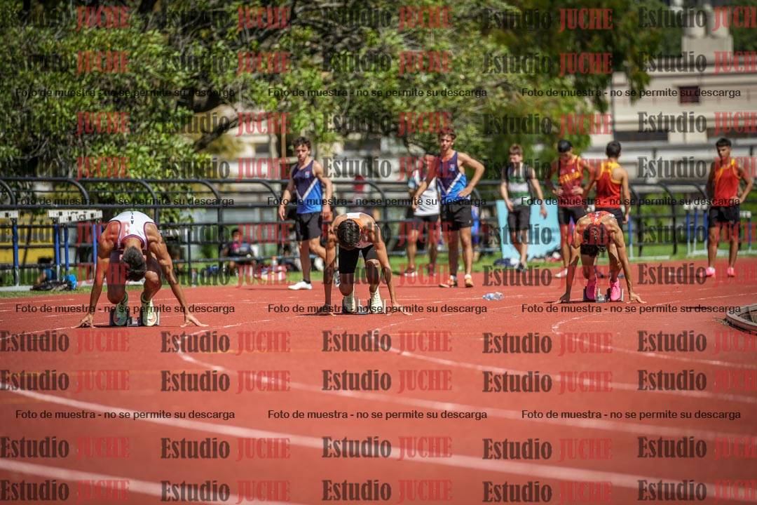 Fotos de los 200 m llanos de varones