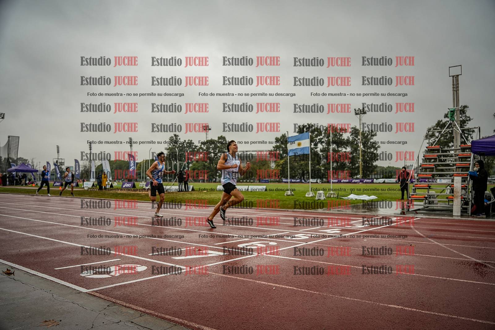 Fotos de los 400 m de varones - FINAL