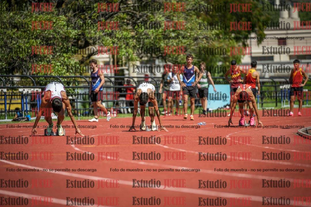 Fotos de los 200 m llanos de varones