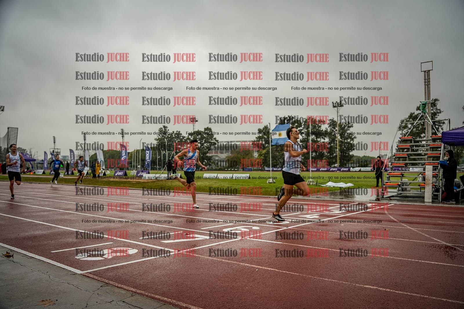 Fotos de los 400 m de varones - FINAL