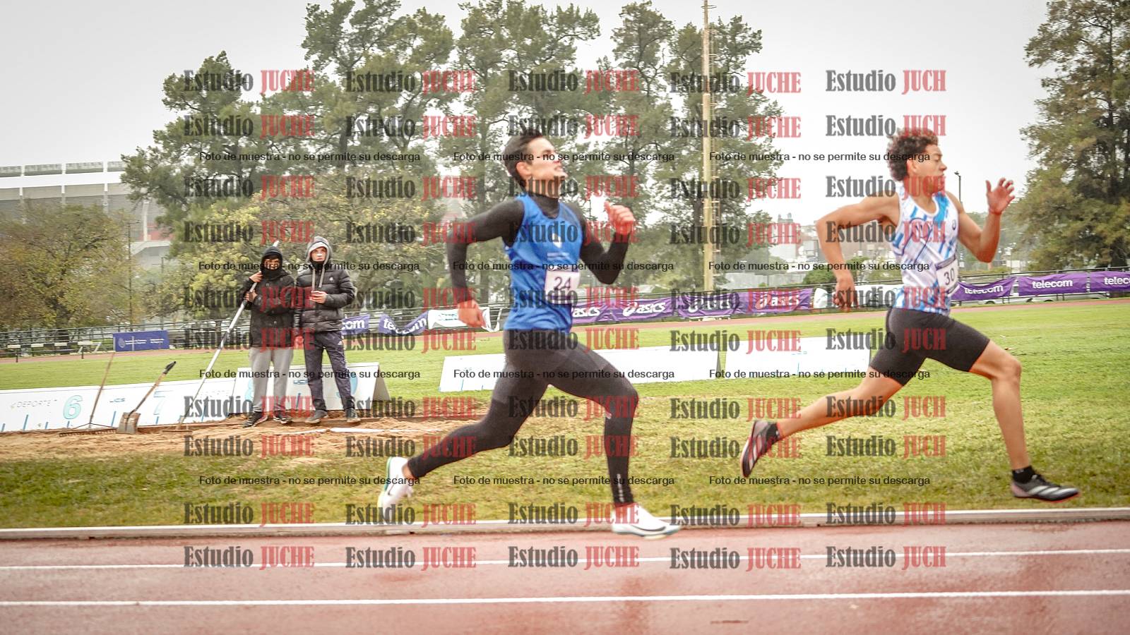 Fotos de los 400 m de varones - FINAL