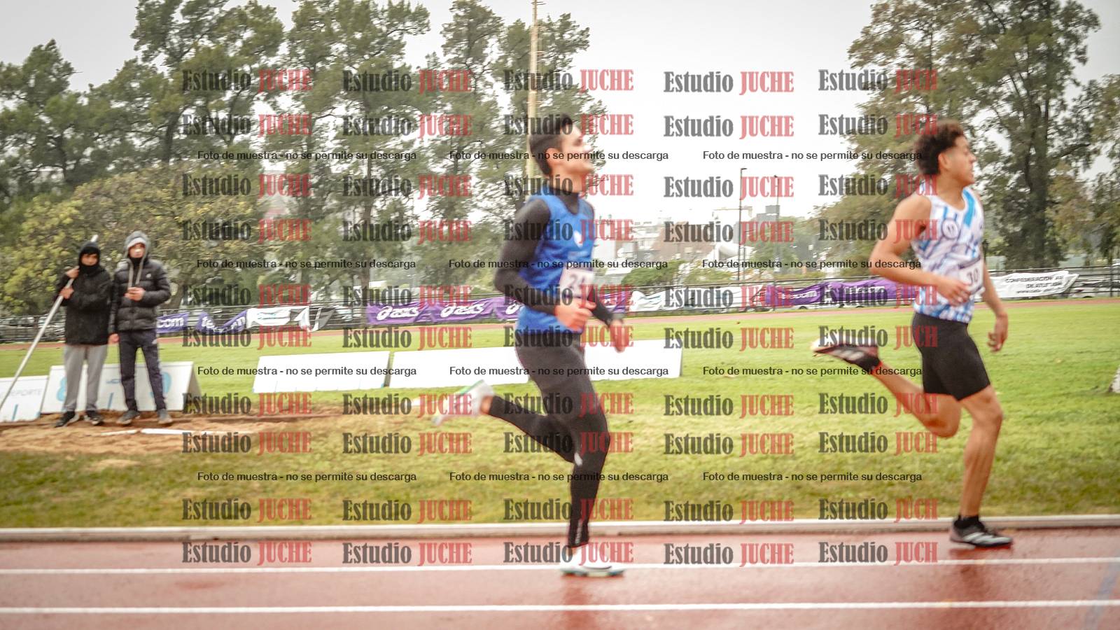 Fotos de los 400 m de varones - FINAL