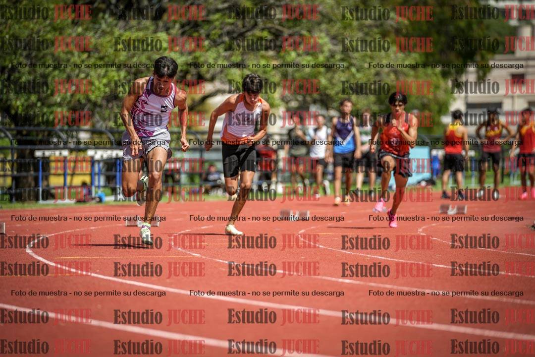 Fotos de los 200 m llanos de varones