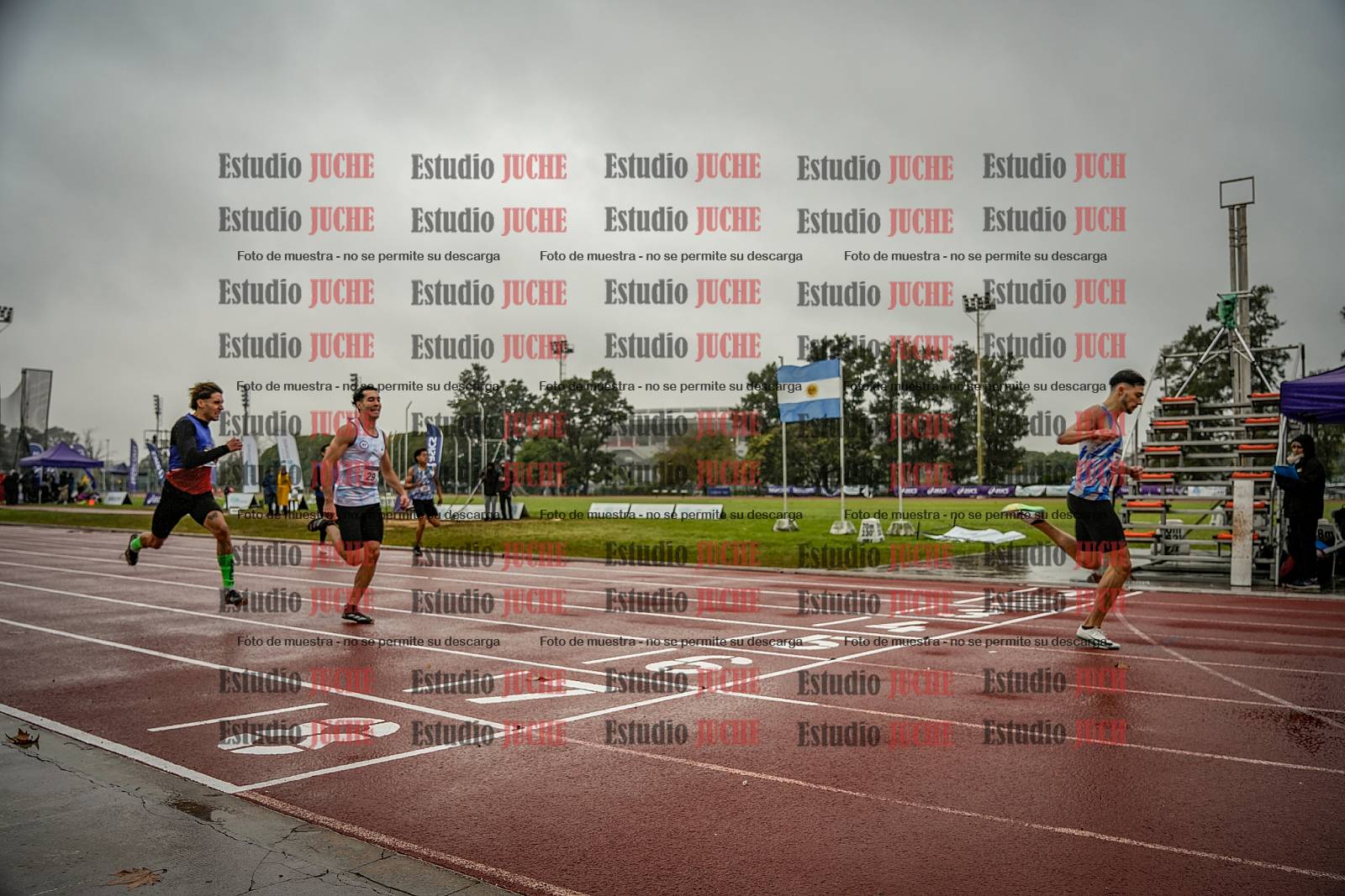 Fotos de los 400 m de varones - FINAL