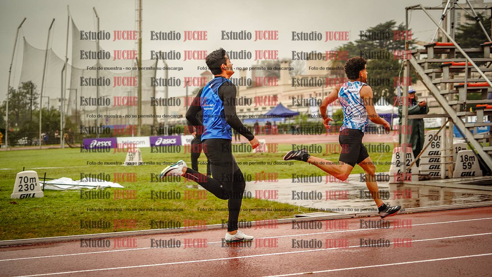 Fotos de los 400 m de varones - FINAL