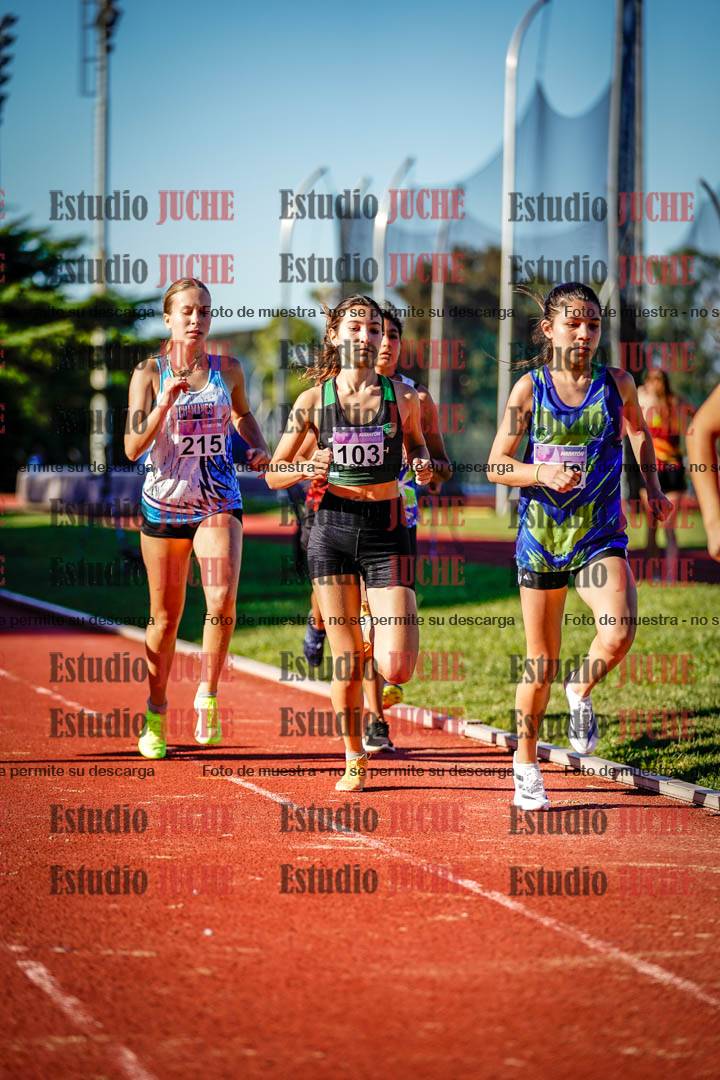 Fotos de los 600 m de mujeres