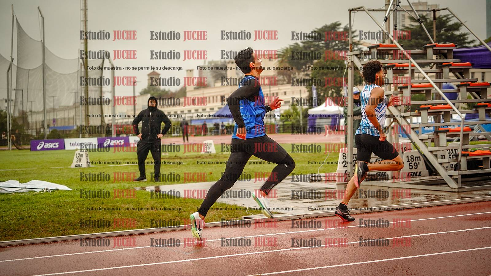 Fotos de los 400 m de varones - FINAL