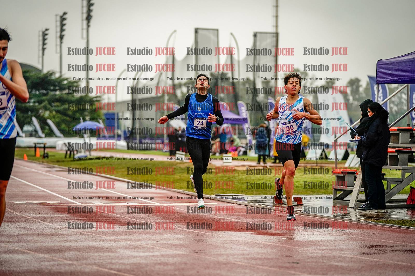 Fotos de los 400 m de varones - FINAL