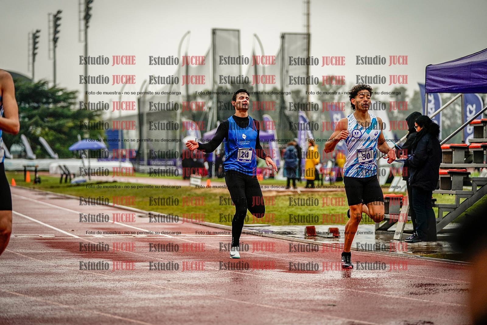 Fotos de los 400 m de varones - FINAL