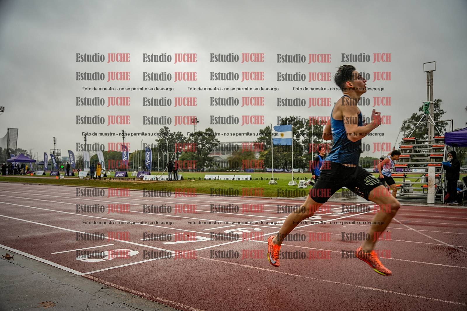 Fotos de los 400 m de varones - FINAL