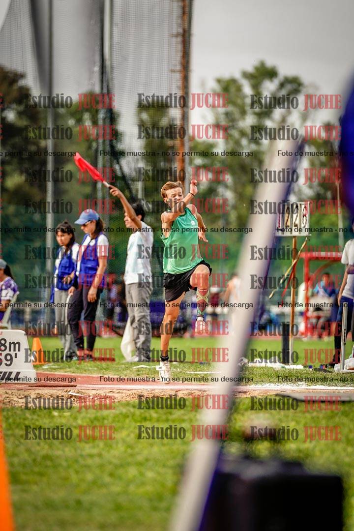 Fotos del salto triple de mujeres y varones
