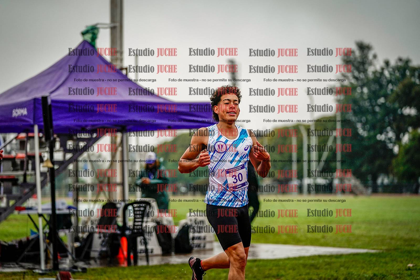 Fotos de los 400 m de varones - FINAL