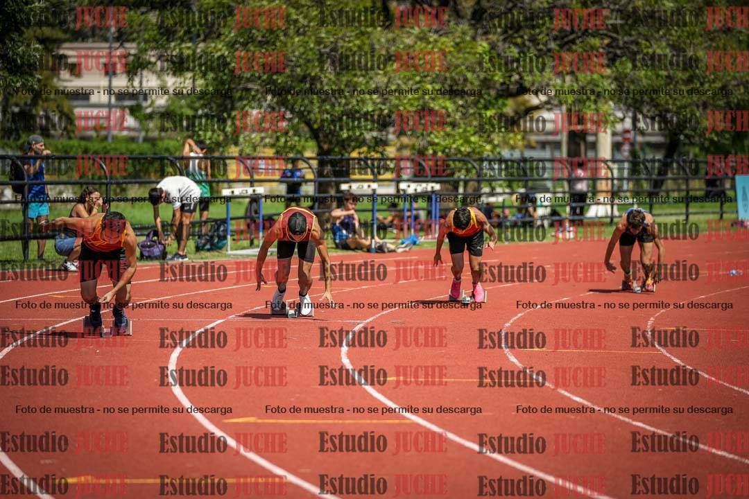 Fotos de los 200 m llanos de varones