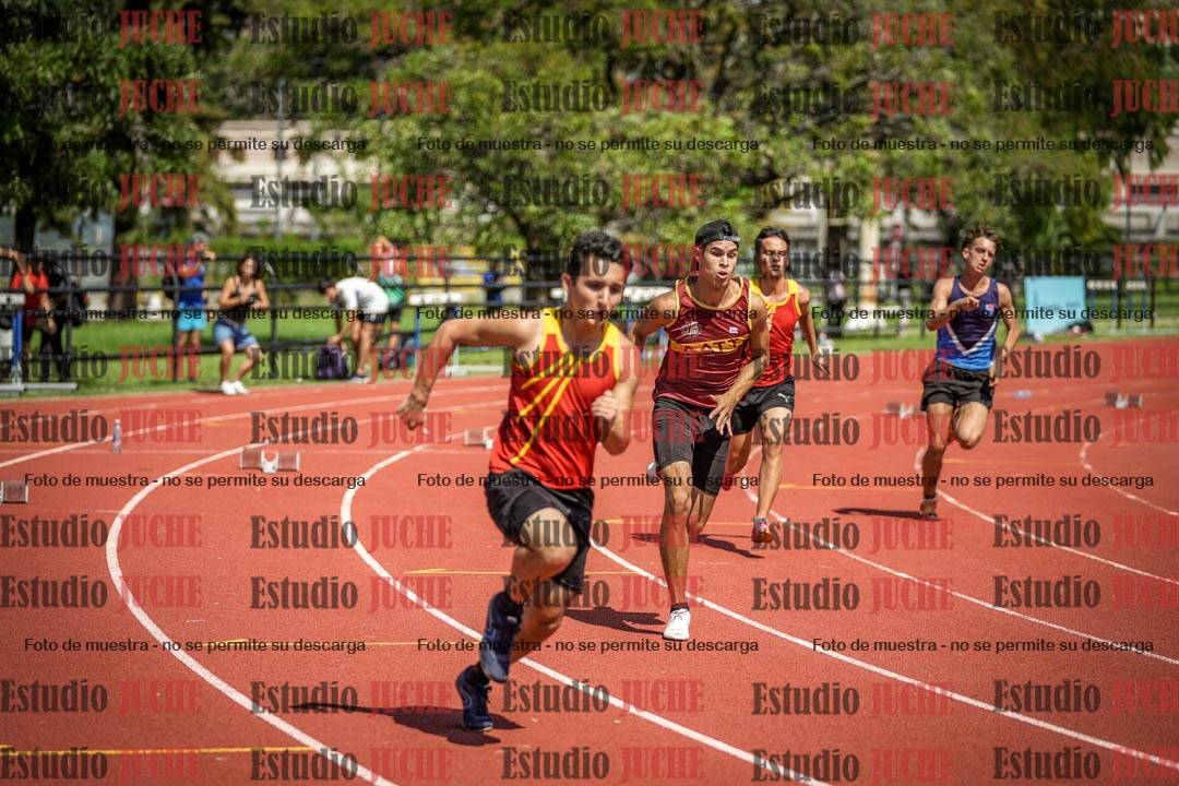 Fotos de los 200 m llanos de varones