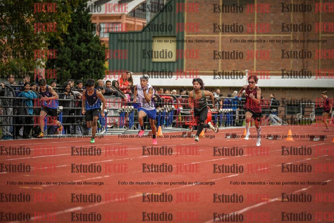 Fotos de los 80 m llanos de varones