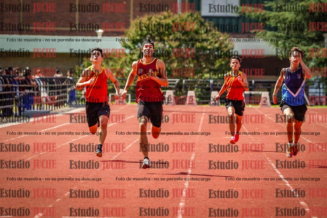 Fotos de los 200 m llanos de varones