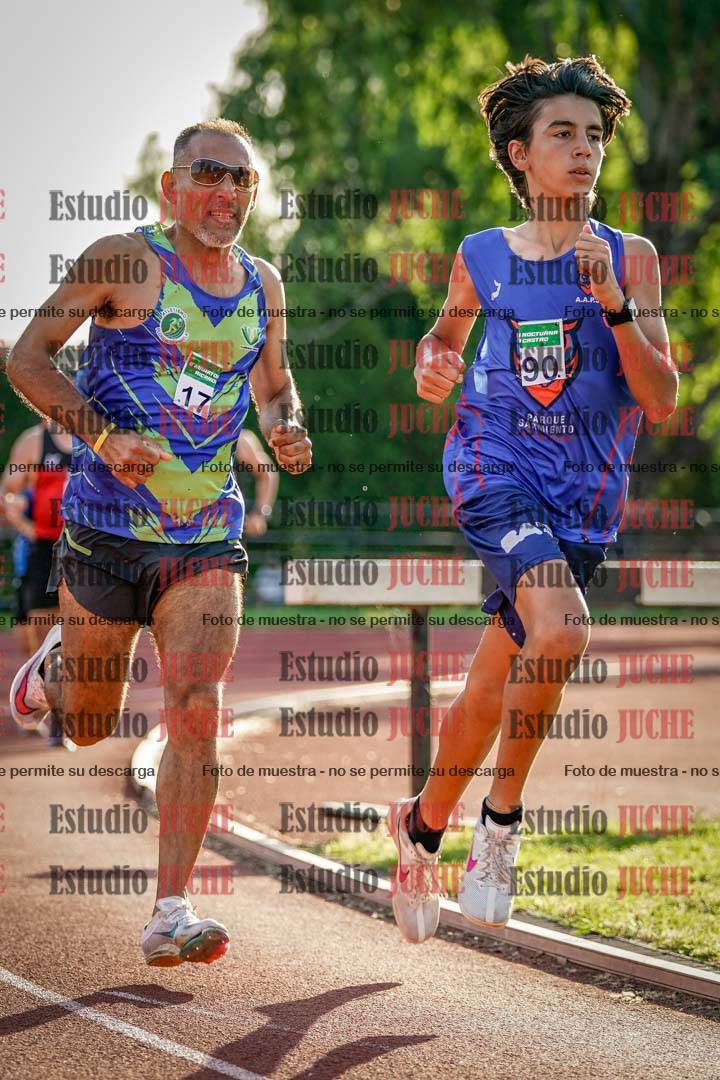 Fotos de los 1500 m llanos de varones