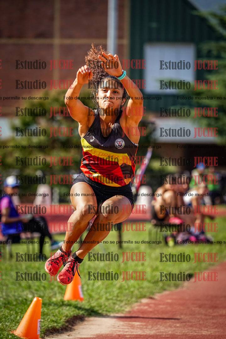 Fotos del salto en largo de mujeres