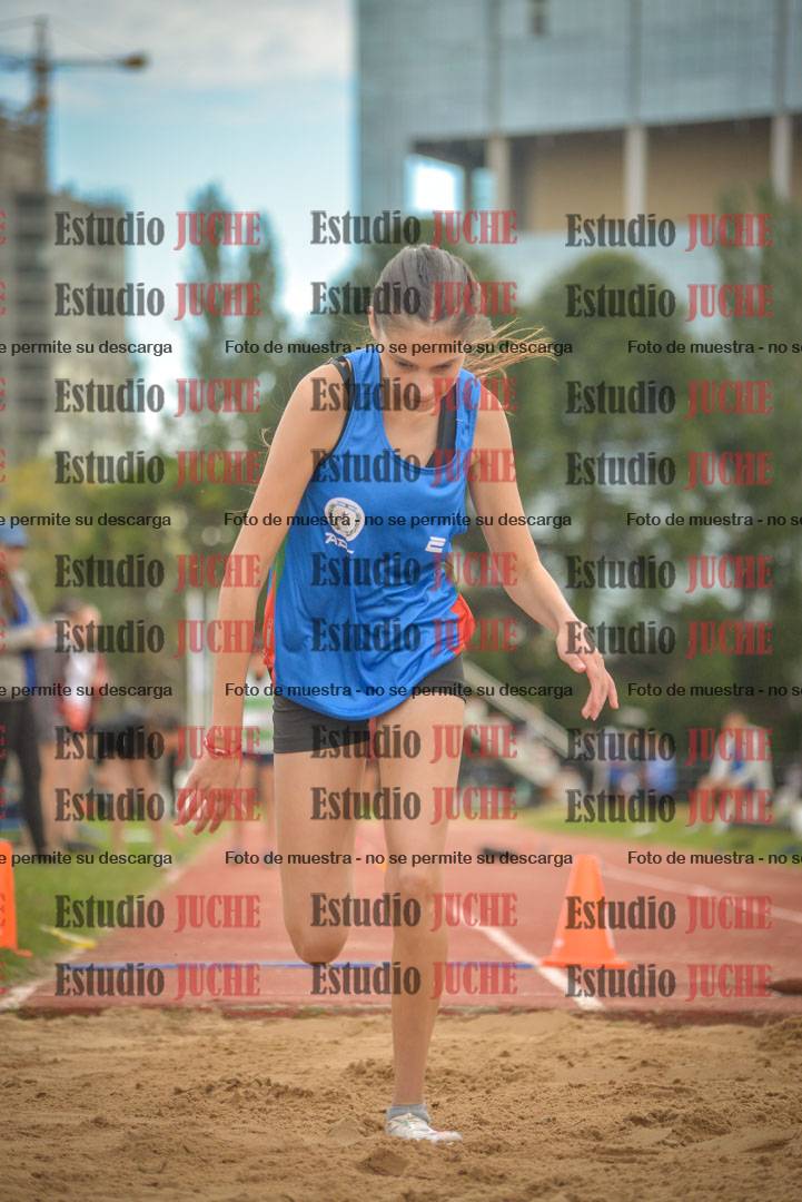 Fotos del salto en largo - mujeres U16