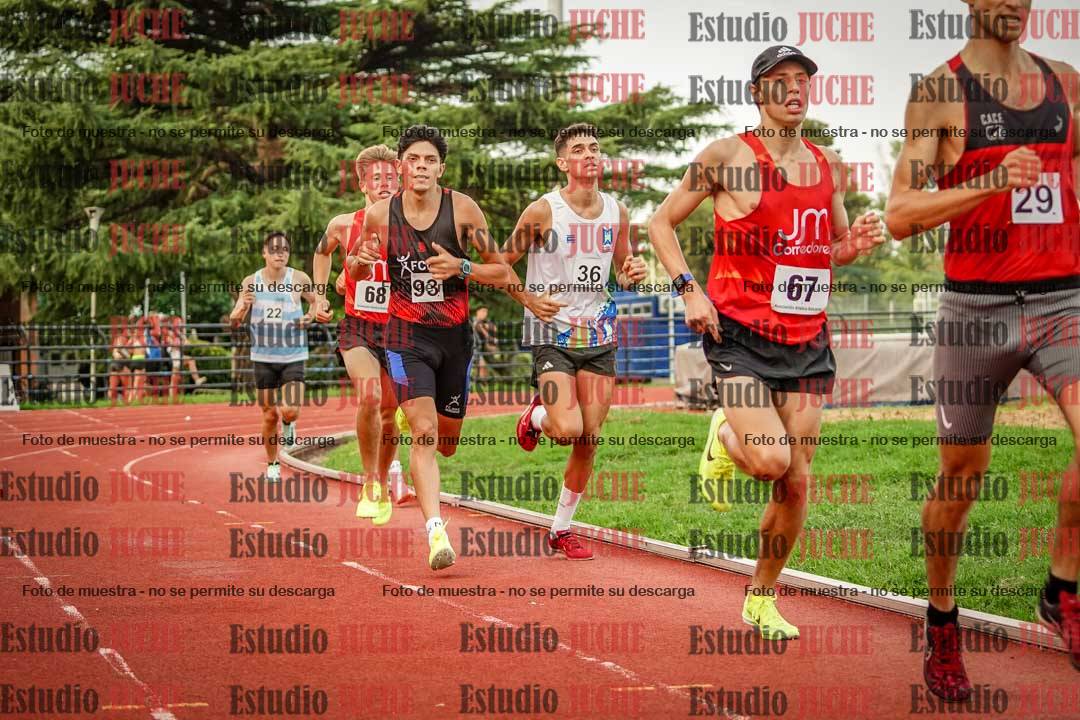Fotos de los 1500 m llanos de varones