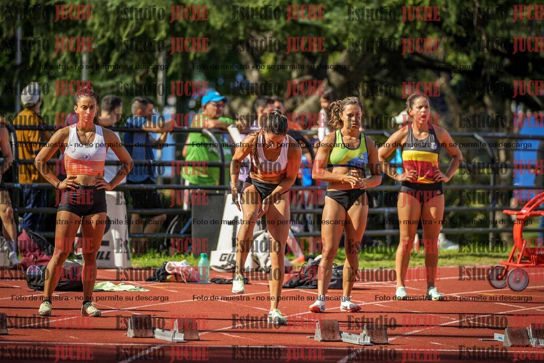 Fotos de los 100 m llanos de mujeres - FINAL