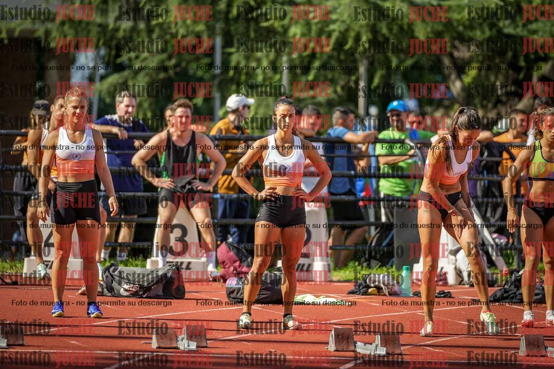 Fotos de los 100 m llanos de mujeres - FINAL