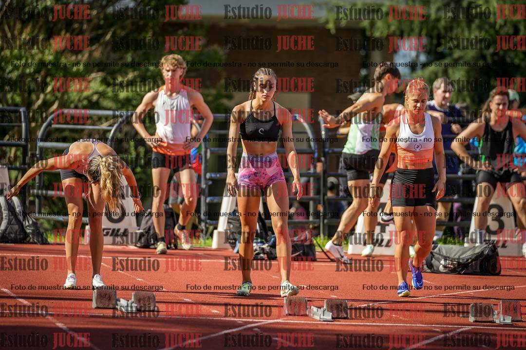 Fotos de los 100 m llanos de mujeres - FINAL