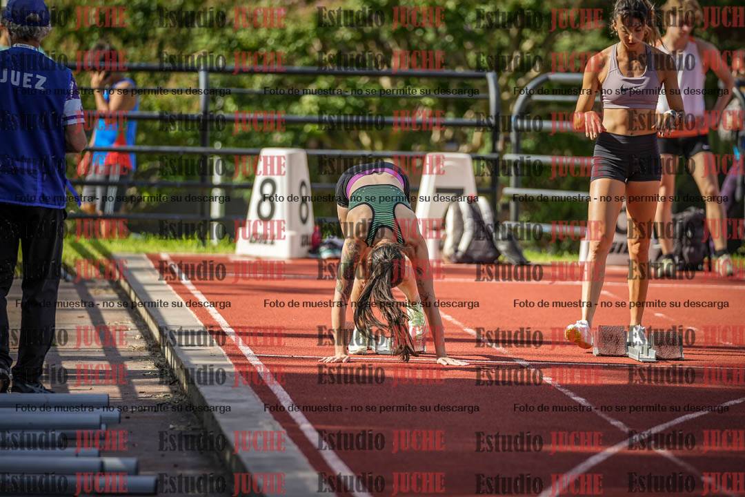 Fotos de los 100 m llanos de mujeres - FINAL