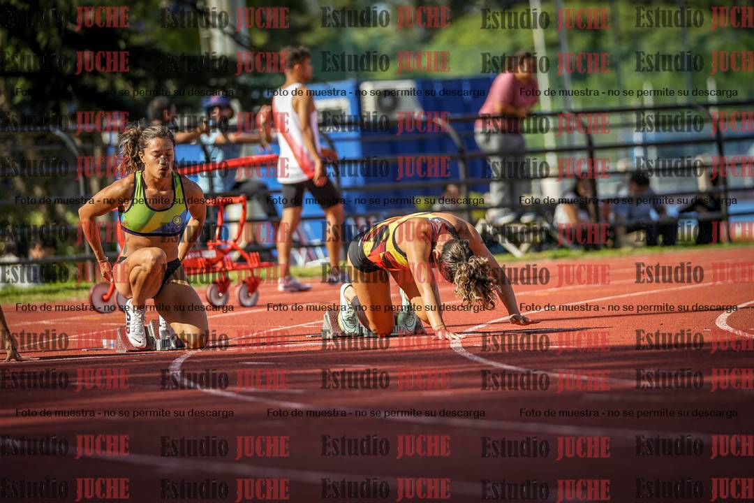 Fotos de los 100 m llanos de mujeres - FINAL