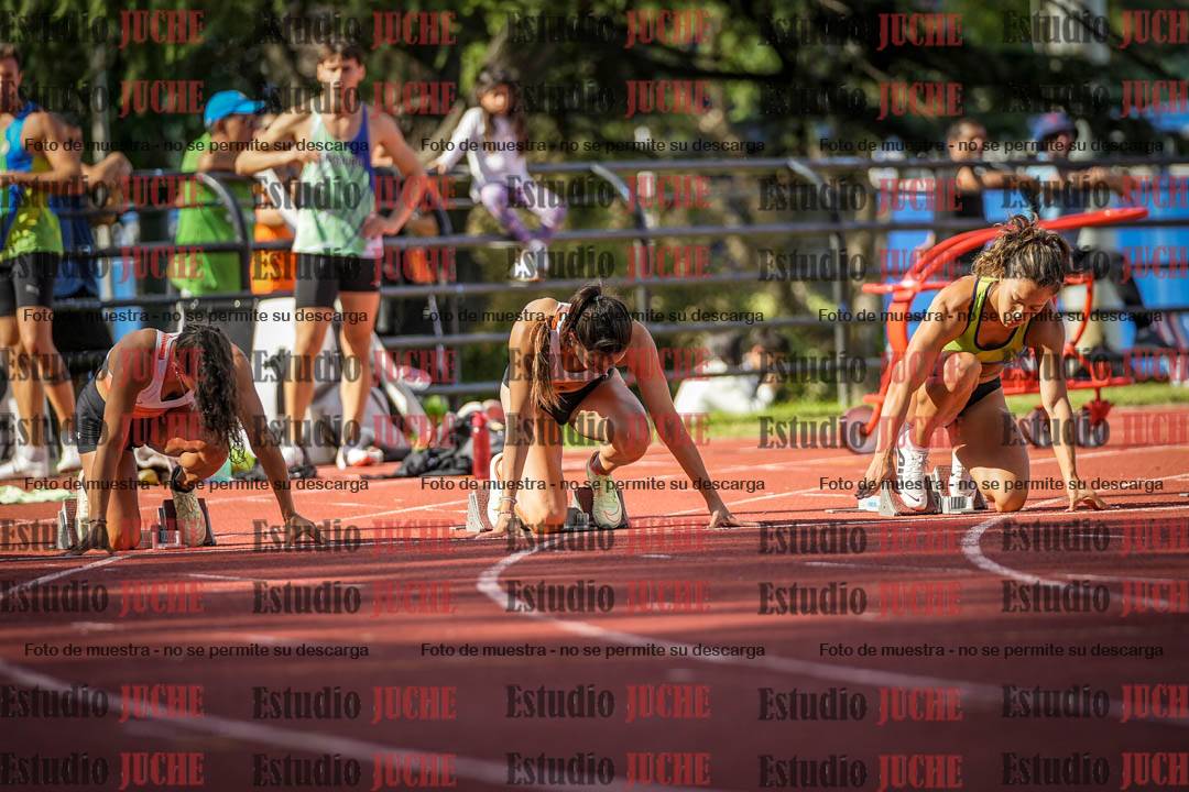 Fotos de los 100 m llanos de mujeres - FINAL