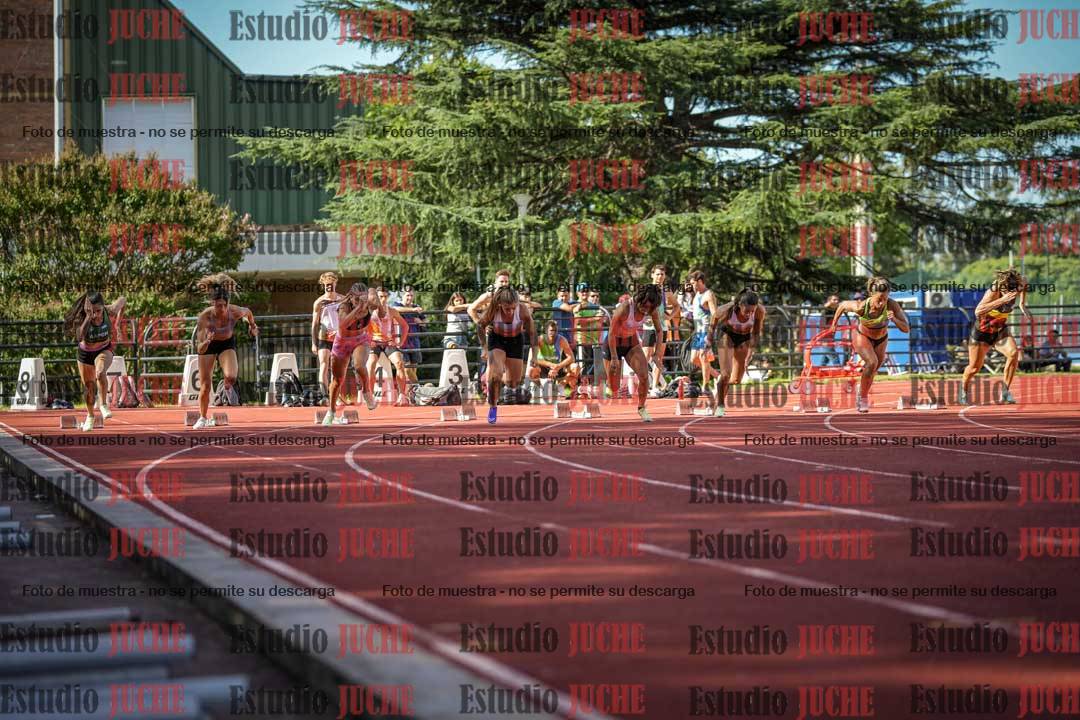 Fotos de los 100 m llanos de mujeres - FINAL