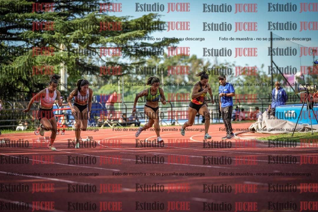 Fotos de los 100 m llanos de mujeres - FINAL