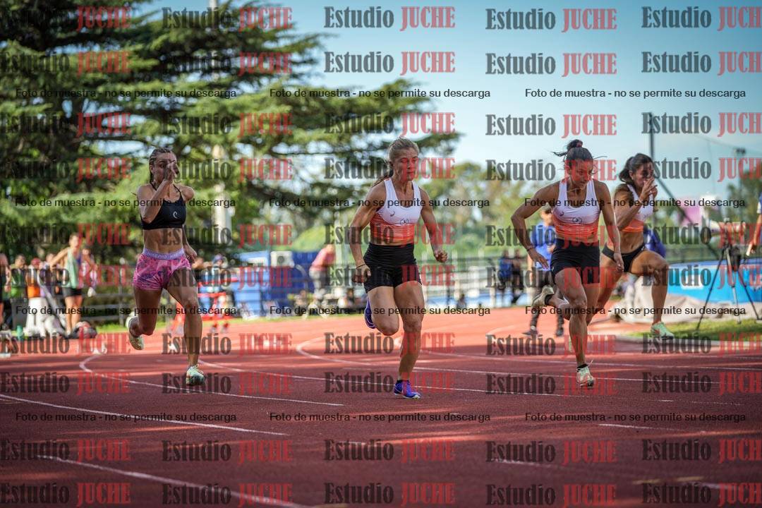 Fotos de los 100 m llanos de mujeres - FINAL