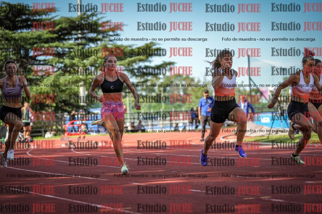 Fotos de los 100 m llanos de mujeres - FINAL