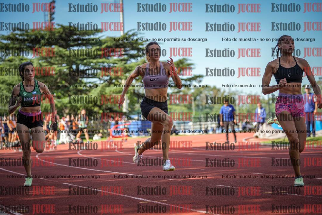 Fotos de los 100 m llanos de mujeres - FINAL