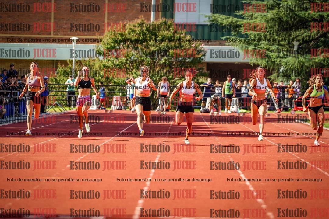 Fotos de los 100 m llanos de mujeres - FINAL