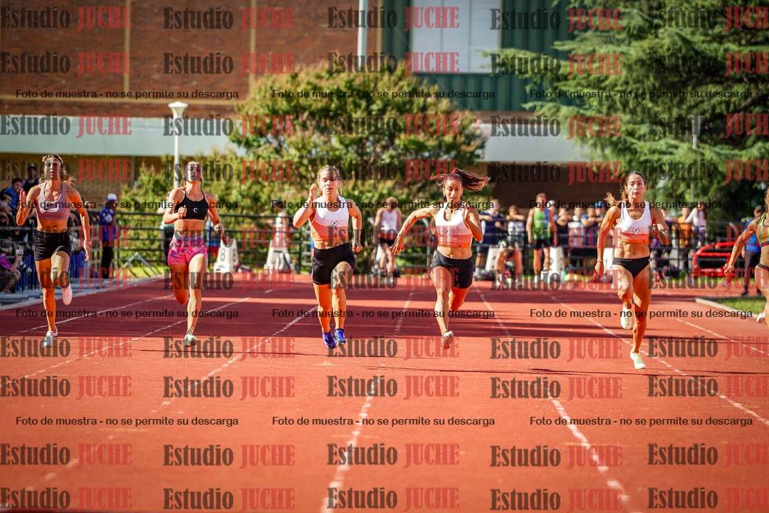 Fotos de los 100 m llanos de mujeres - FINAL