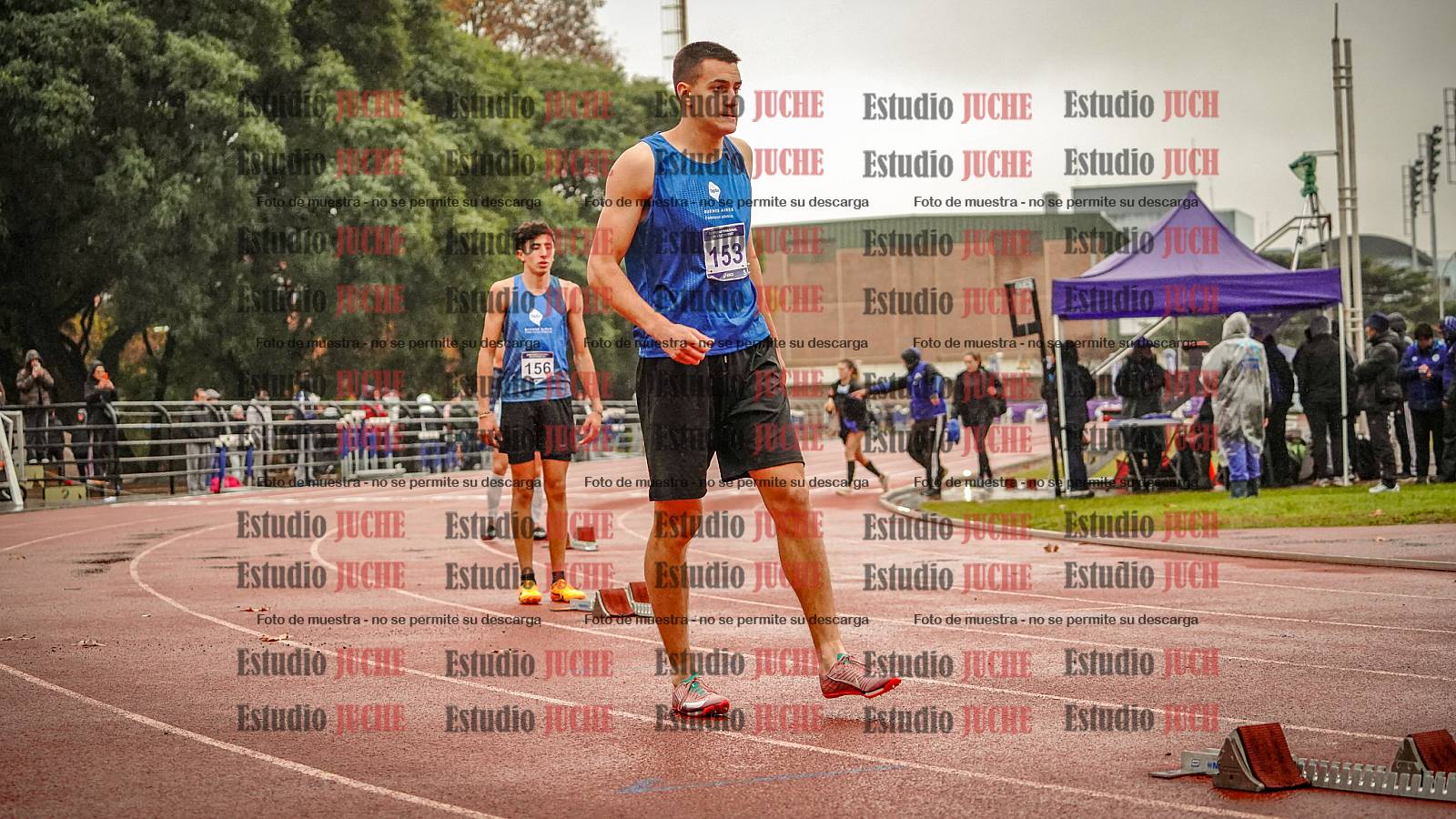 Fotos de los 400 m llanos de varones - decatlón 5