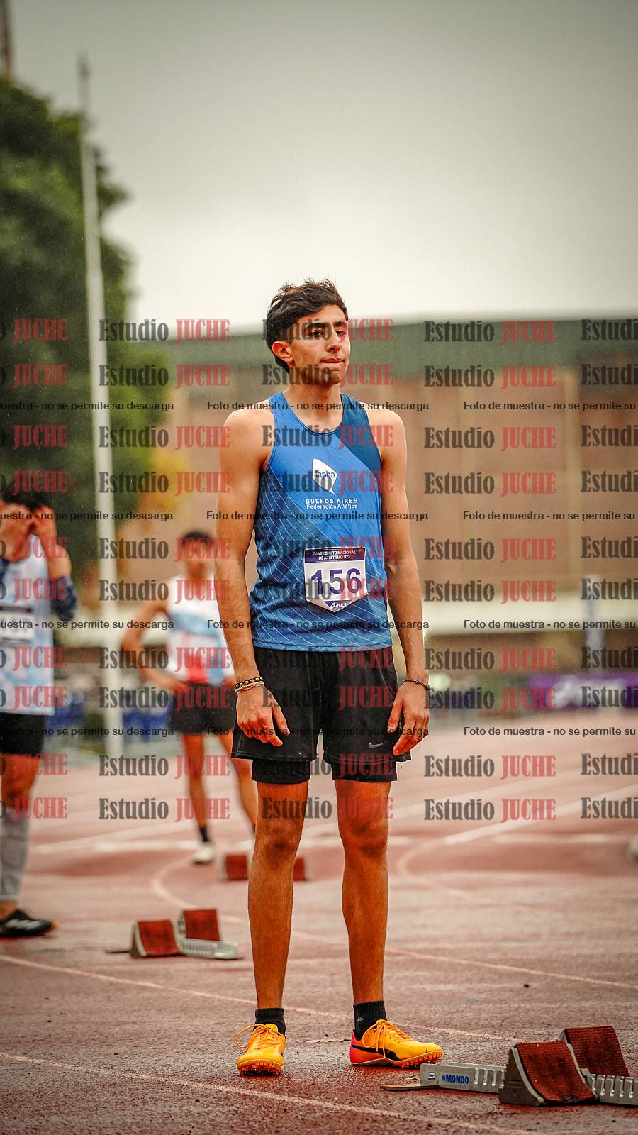 Fotos de los 400 m llanos de varones - decatlón 5