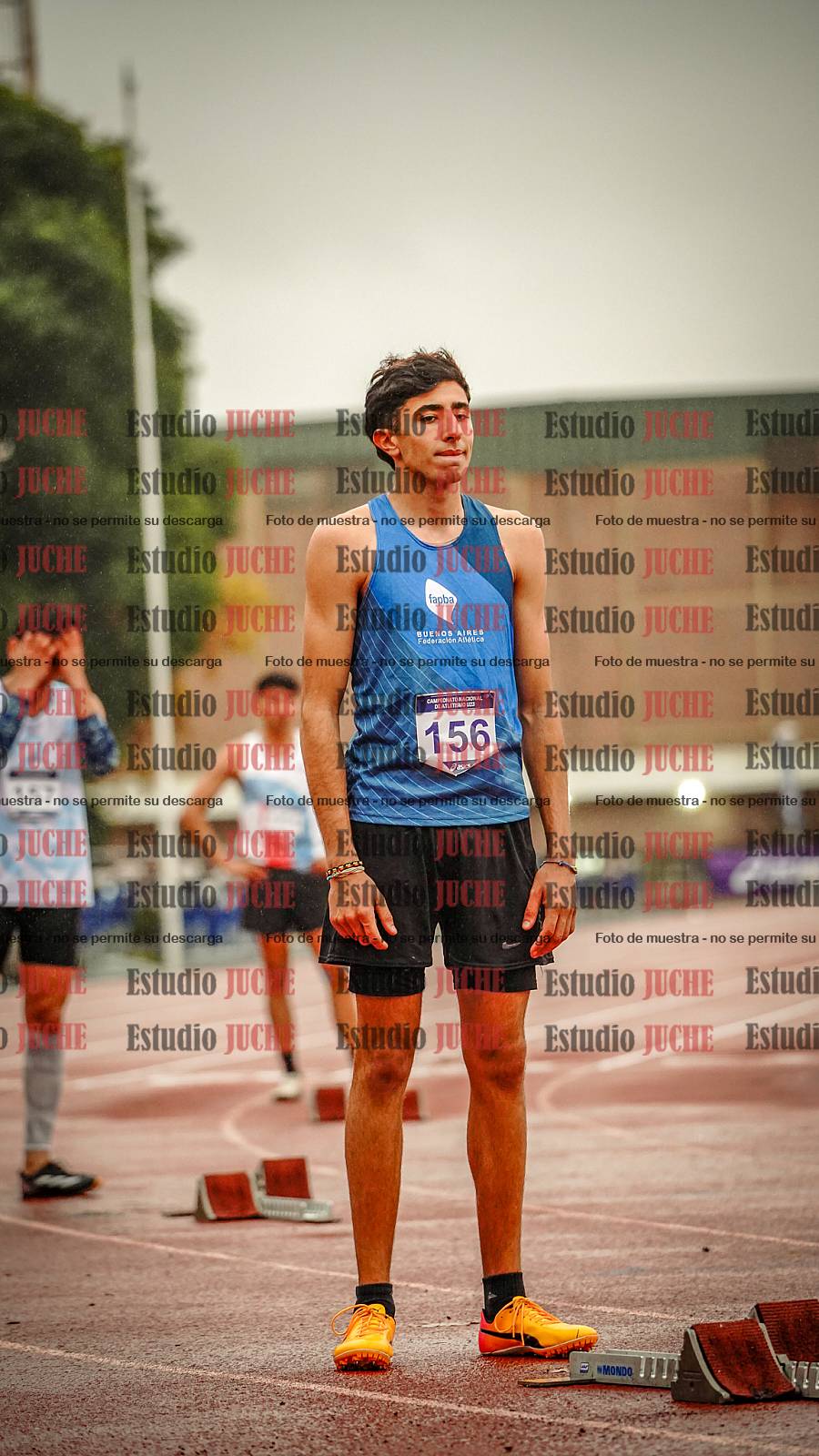Fotos de los 400 m llanos de varones - decatlón 5