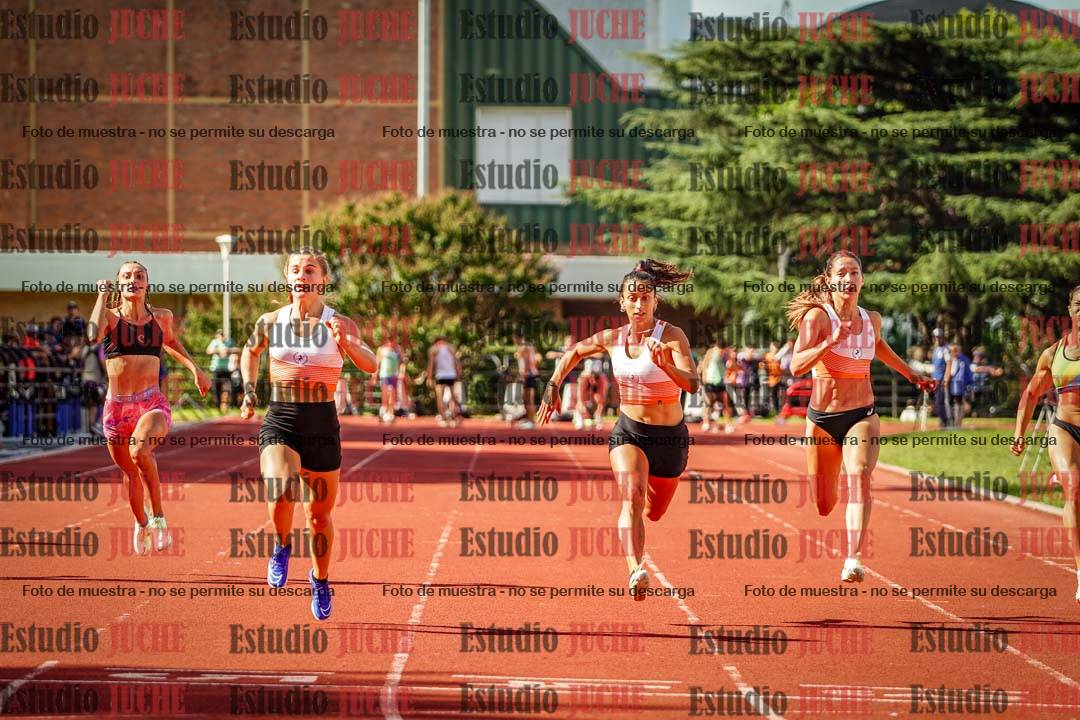 Fotos de los 100 m llanos de mujeres - FINAL