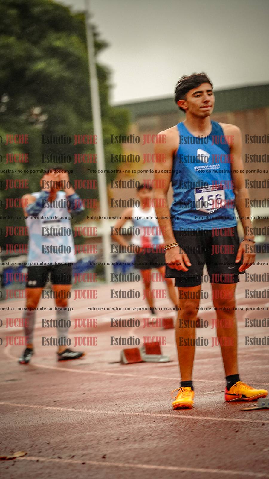 Fotos de los 400 m llanos de varones - decatlón 5