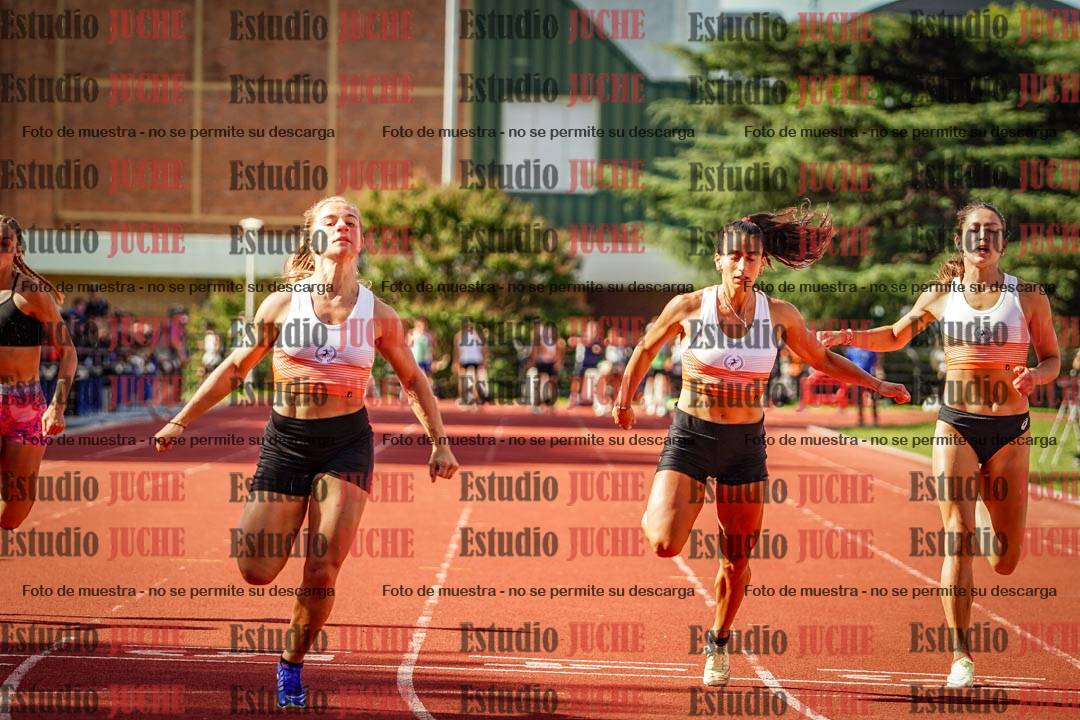 Fotos de los 100 m llanos de mujeres - FINAL