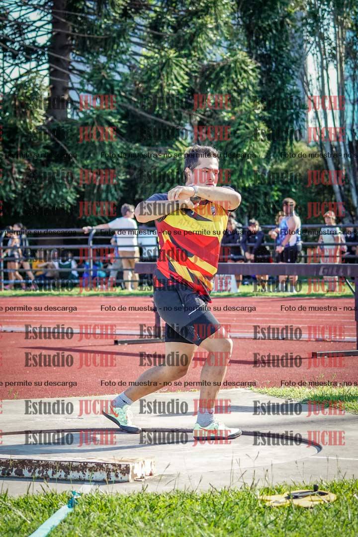 Fotos del lanzamiento de bala de varones