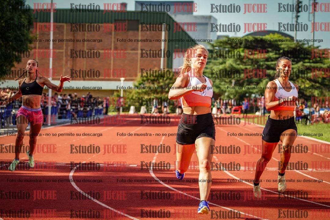 Fotos de los 100 m llanos de mujeres - FINAL